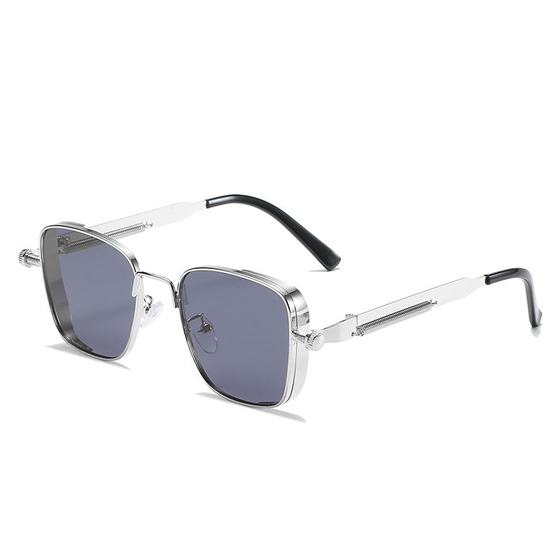 Damen modernistische Sonnenbrille im eleganten Metallrahmen Karnz