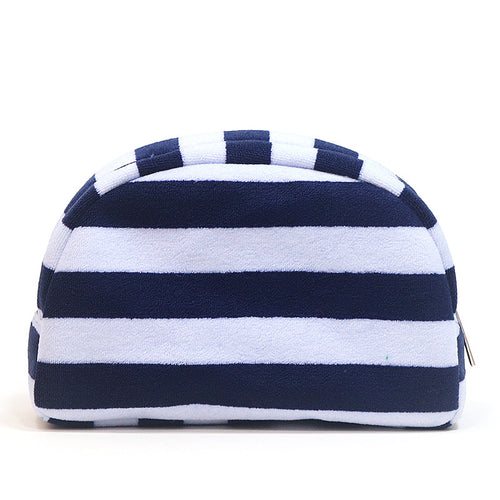 Stylische Gestreifte Make-up-Tasche