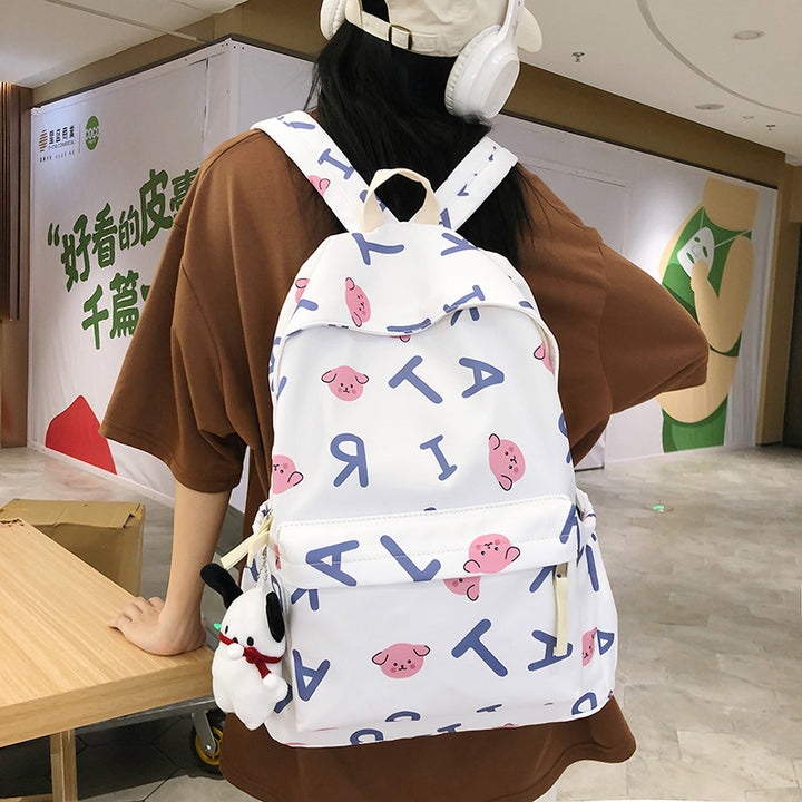Bunte Grafik-Schulrucksack Karnz