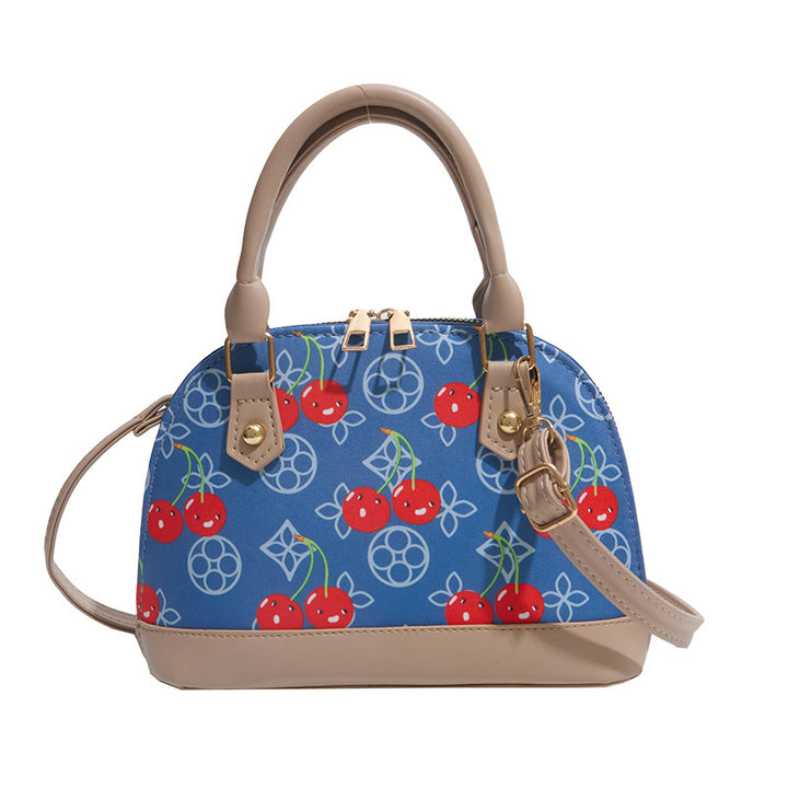 WoBestickte Kirschmuster-Handtasche Karnz