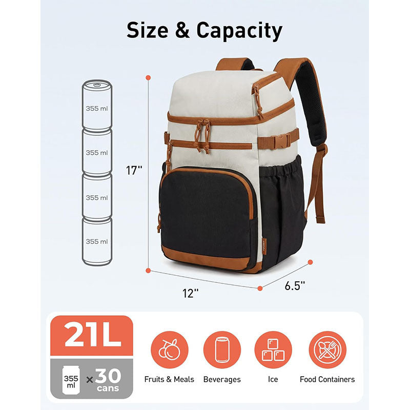 Isolierte Mittagessen Kühlrucksack Brehn
