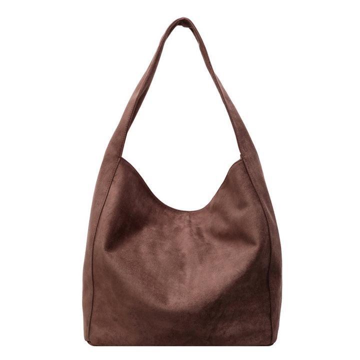 Weiches Wildleder Hobo Tote Bag