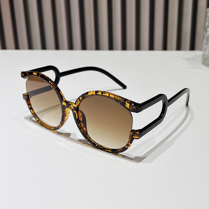 Avant-Garde Zirkuläre Rahmen Sonnenbrille Karnz