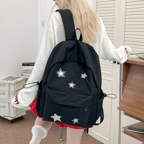 Stylische Stern-verzierte Alltag-Rucksack Karnz