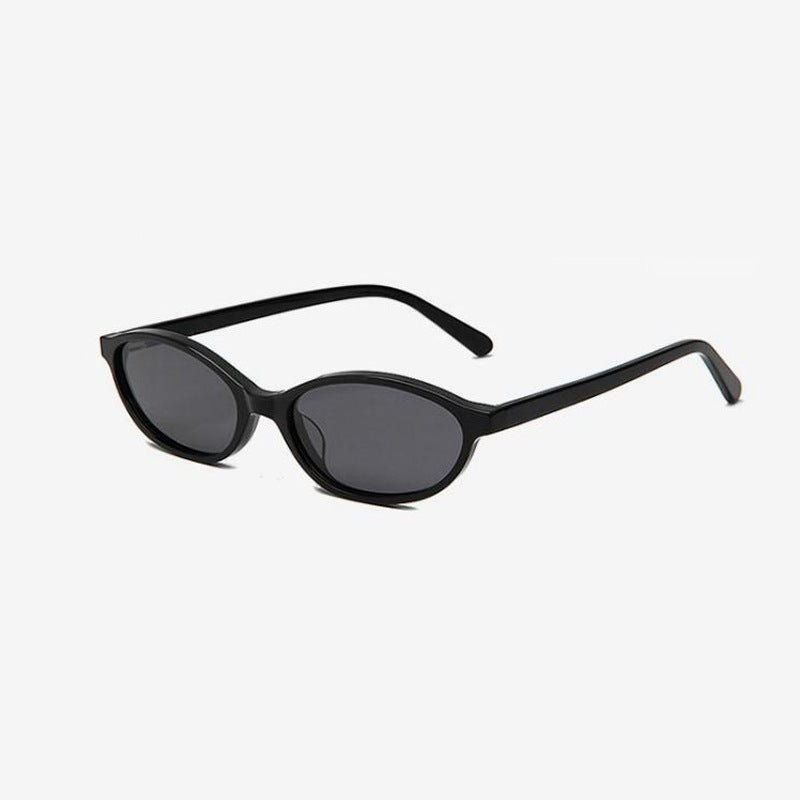 Damen stylische Sonnenbrille im zeitgenössischen Oval-Design Karnz