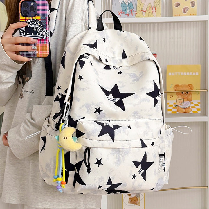 Trendiger Sternenbedruckter Rucksack Karnz