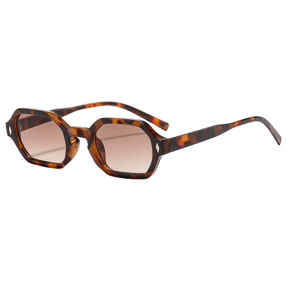 Damen stilvolle Sonnenbrille im modernen achteckigen Design mit UV-Schutz Karnz