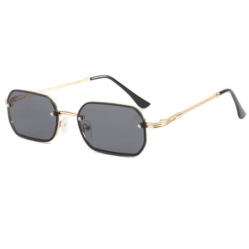 Damen modische Achtkant-Sonnenbrille mit luxuriösen Metallrahmen Karnz
