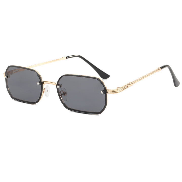 Damen modische Achtkant-Sonnenbrille mit luxuriösen Metallrahmen Karnz