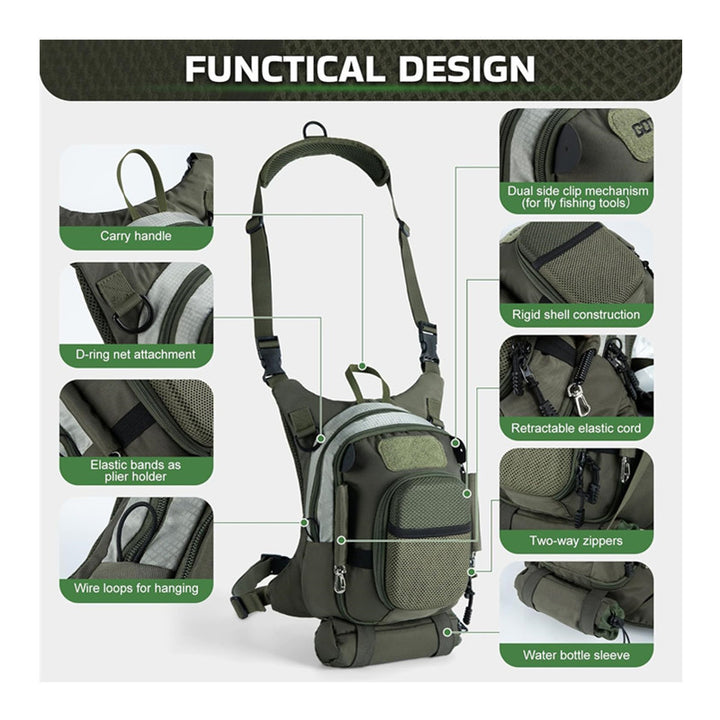 Taktischer Outdoor Sling Rucksack Karnz