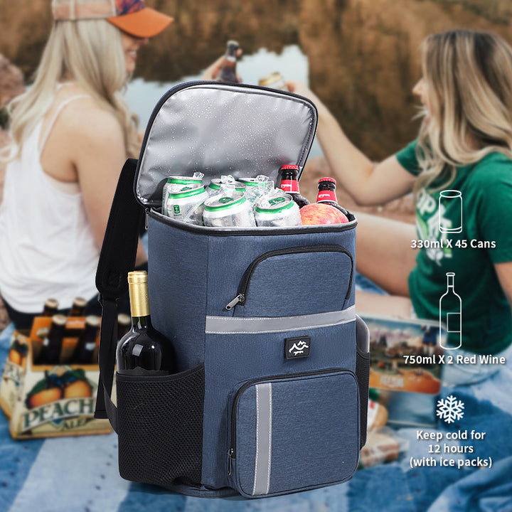 Isolierte Doppelfach-Kühltasche Rucksack Karnz