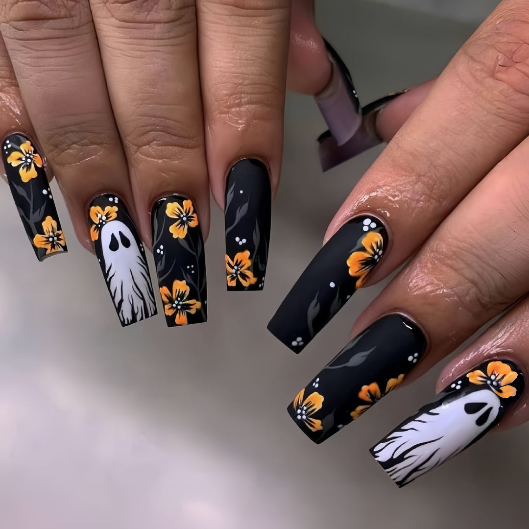 Künstlerische Halloween-Themen Acryl-Nagelkunst Erweiterungen Karnz