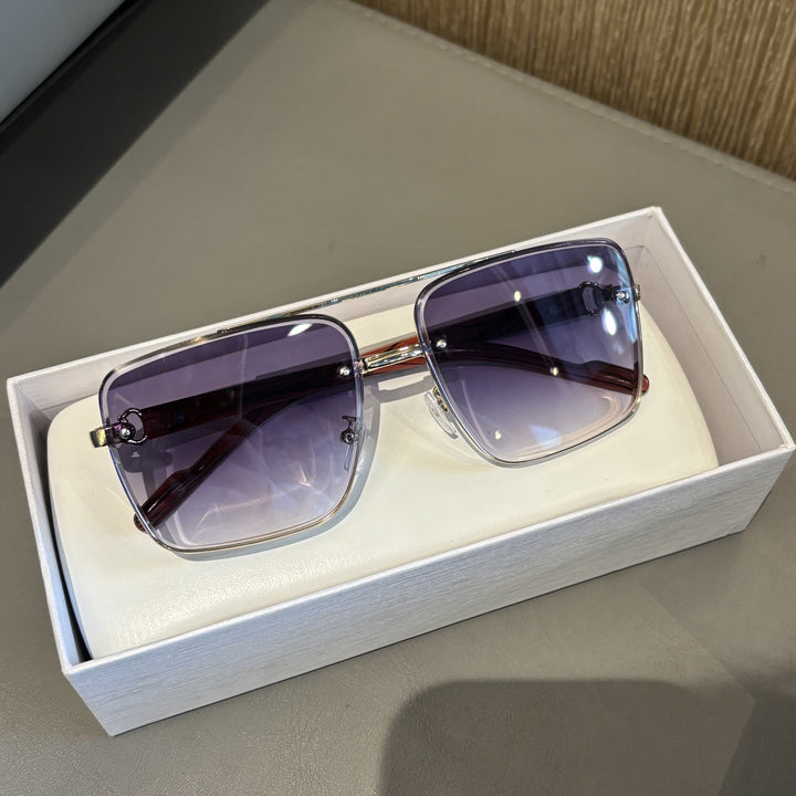 Oversized quadratische Rahmen-Sonnenbrille Karnz