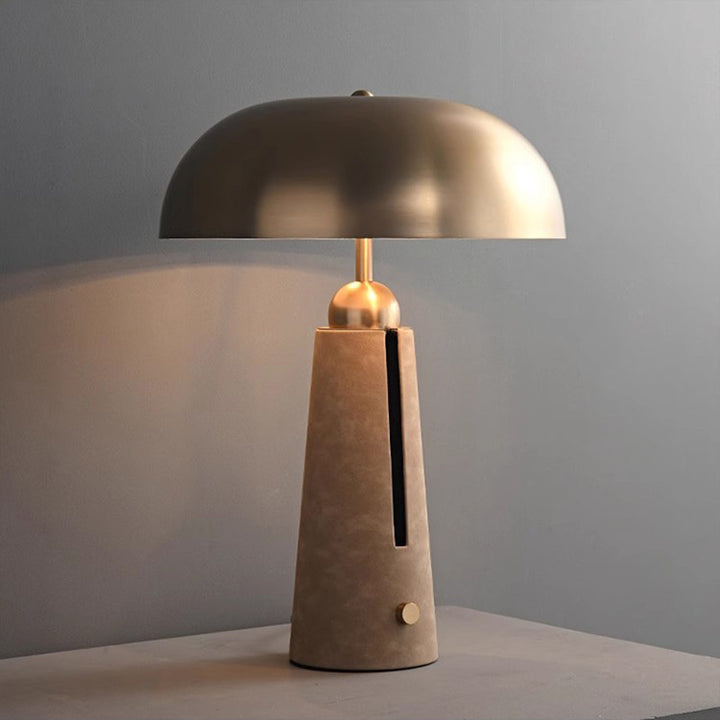 Zeitgenössische Tischlampe mit einzigartigem geometrischen Design
