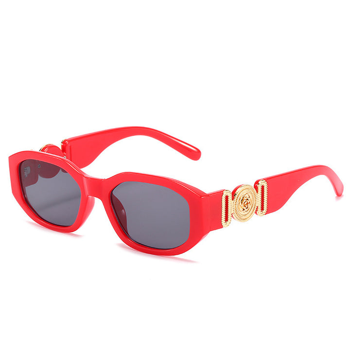 Statement Übergröße Geometrische Sonnenbrille Karnz