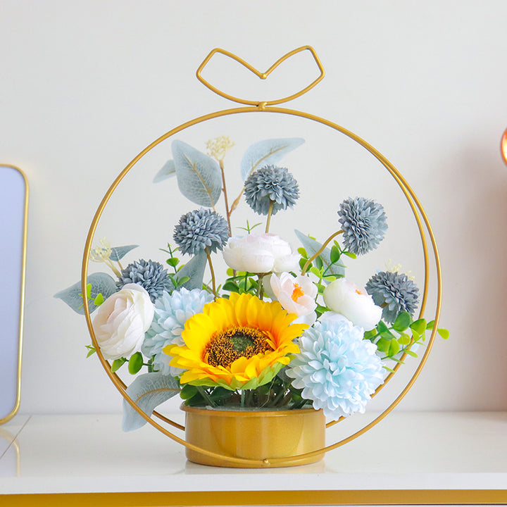 Dekoratives florales Zentrumstück für die Wohnkultur