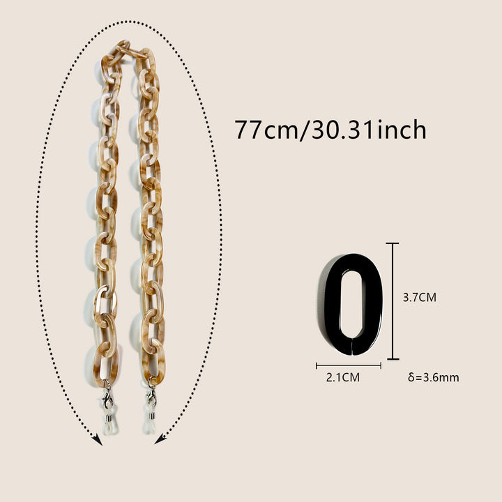 Chunky Brillen Kette Karnz