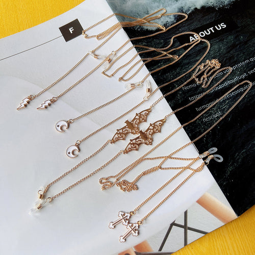 Stylische multifunktionale Brillenhalterkette Karnz