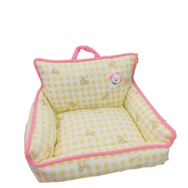 Schachbrett Komfort Lounge Hundebett