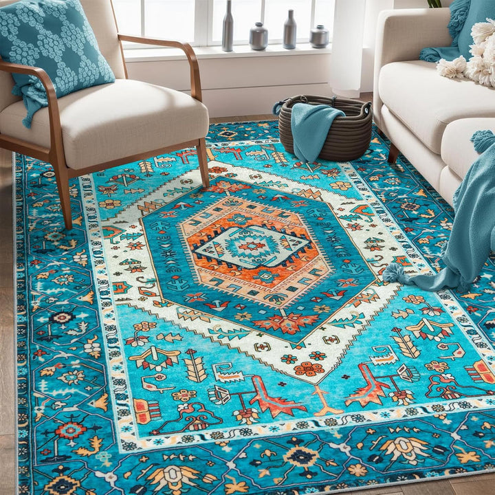 Elegante Vintage-inspirierte Teppich