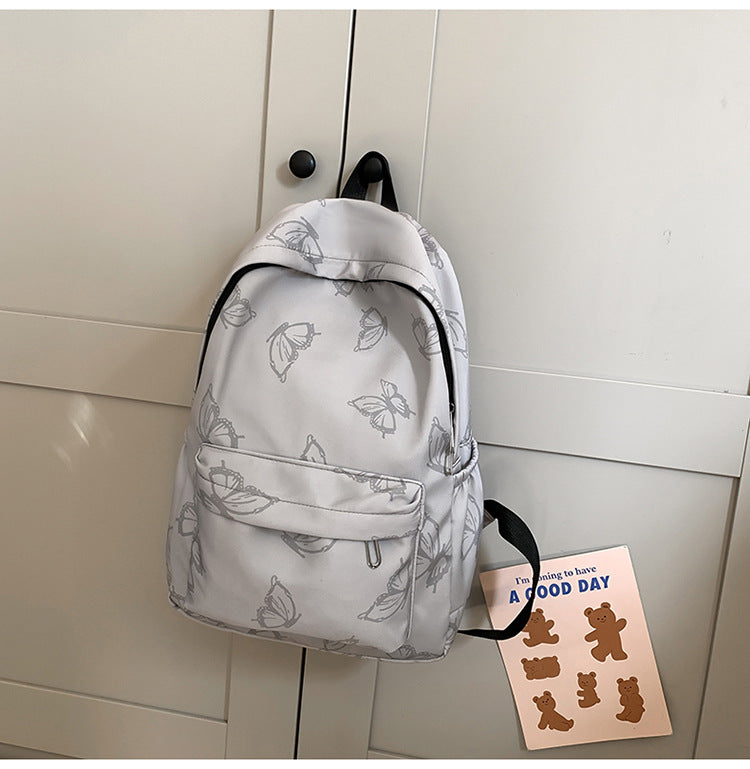 Stylischer Schmetterlingsdruck-Rucksack