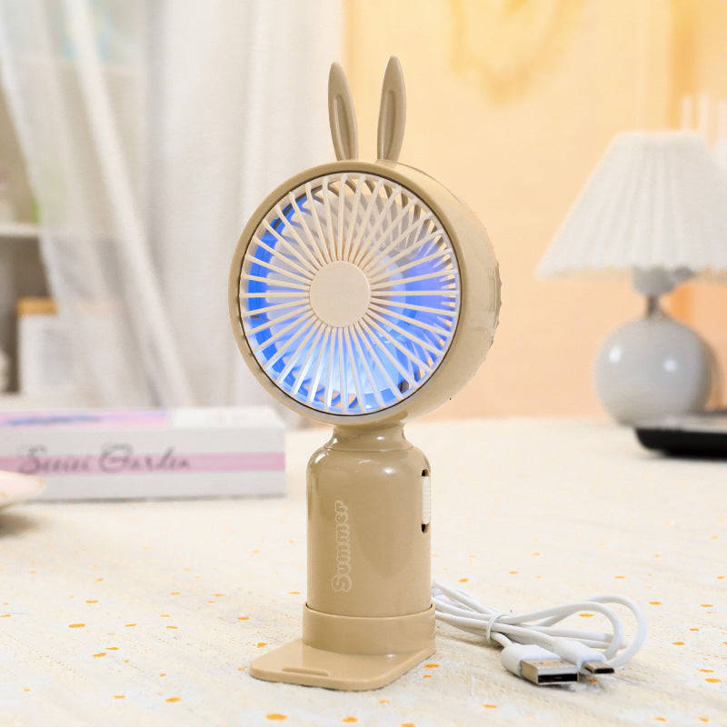 Damen Tragbarer LED-Handventilator im kreativen Tierdesign Karnz