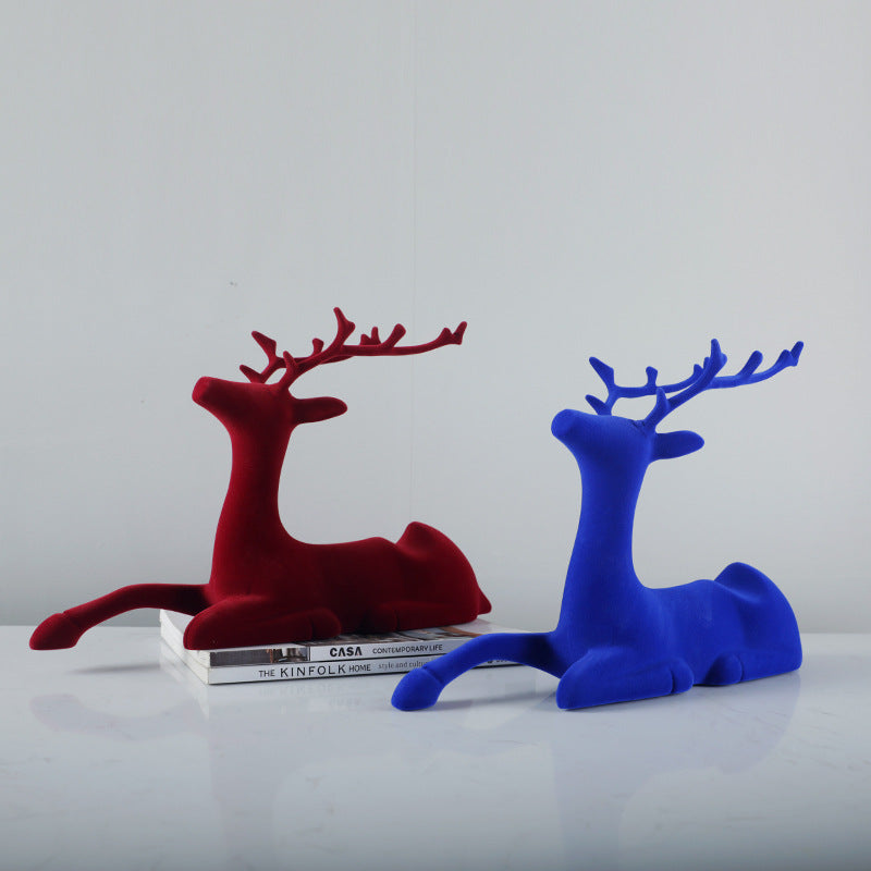 Künstlerische dekorative Rentierfigur