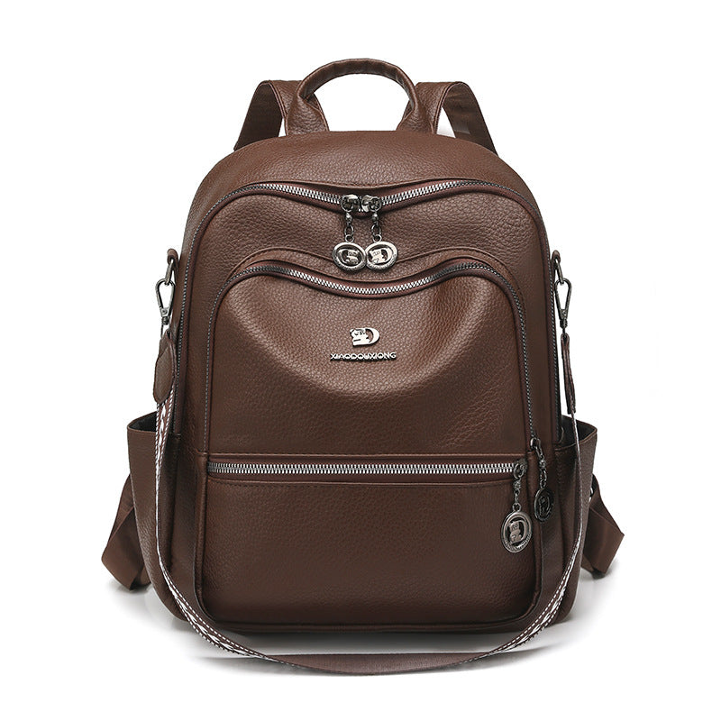 Multi-Funktionaler Leder-Rucksack Karnz