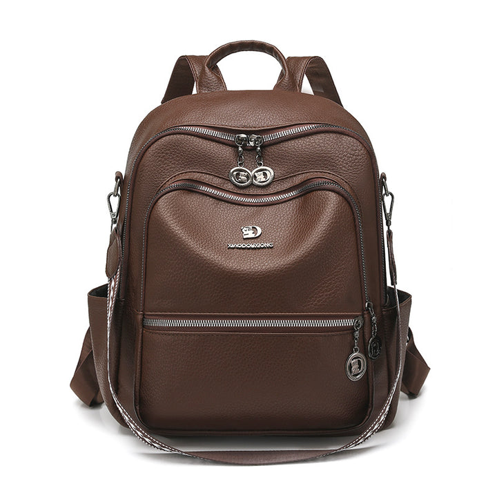 Multi-Funktionaler Leder-Rucksack Karnz
