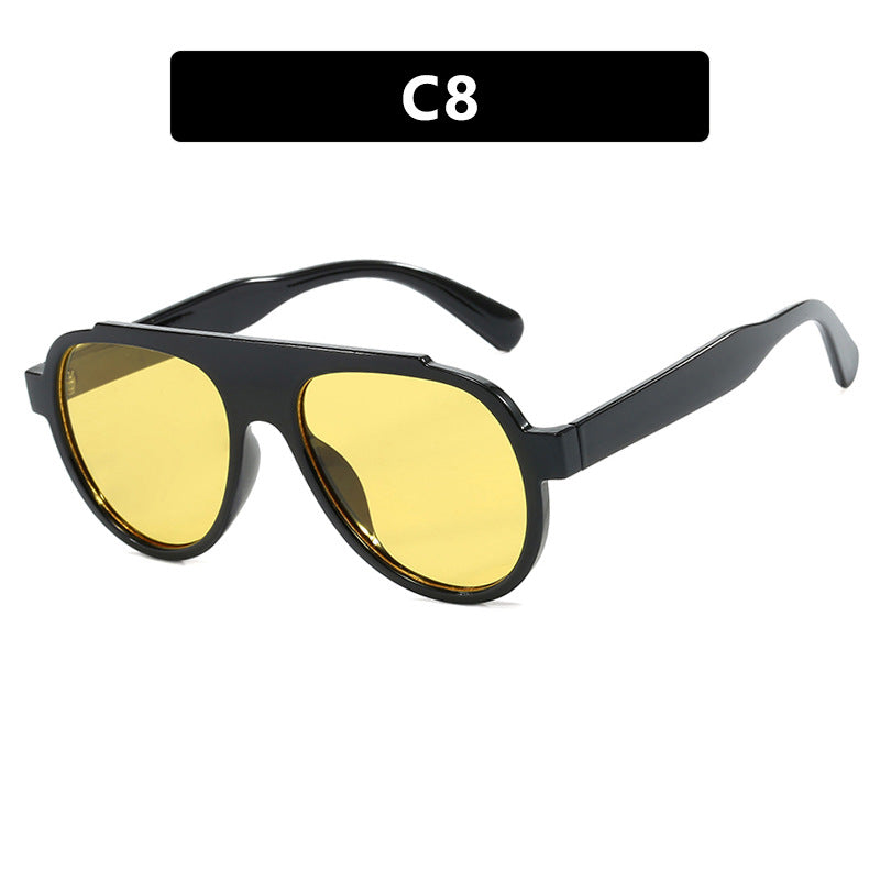 Damen stilvolle schwarze Sonnenbrille im modernen Design Karnz
