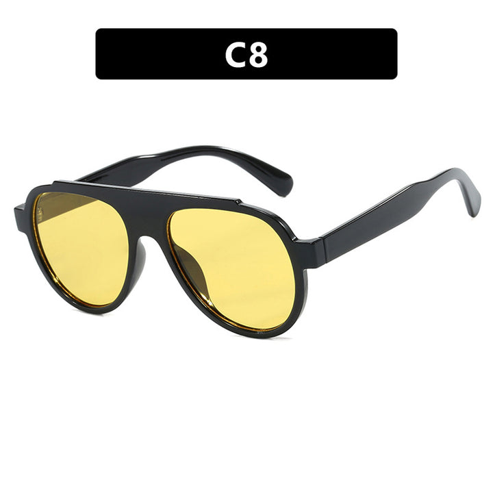 Damen stilvolle schwarze Sonnenbrille im modernen Design Karnz