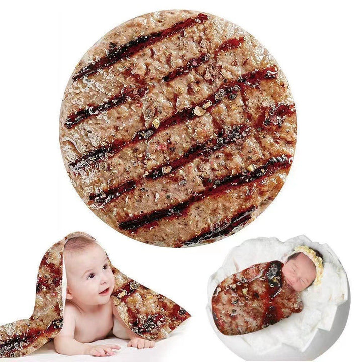 Pizza-Themen Baby Wickeltuch