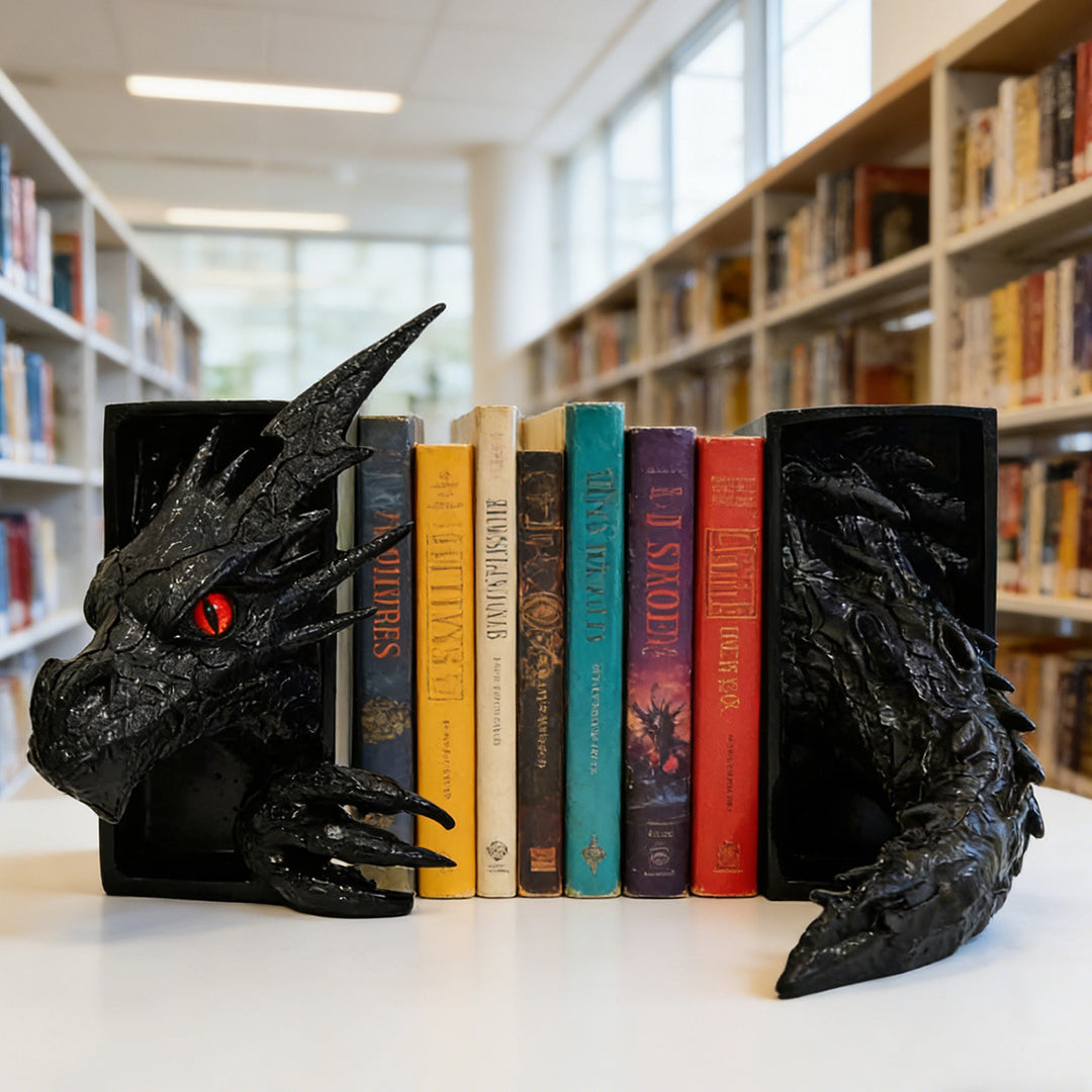 Drachen-Themen Buchstütze Skulptur