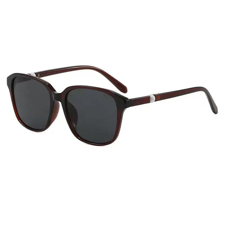 Damen modische Sonnenbrille mit stilvollem eckigen Rahmen und polarisierten Gläsern Karnz