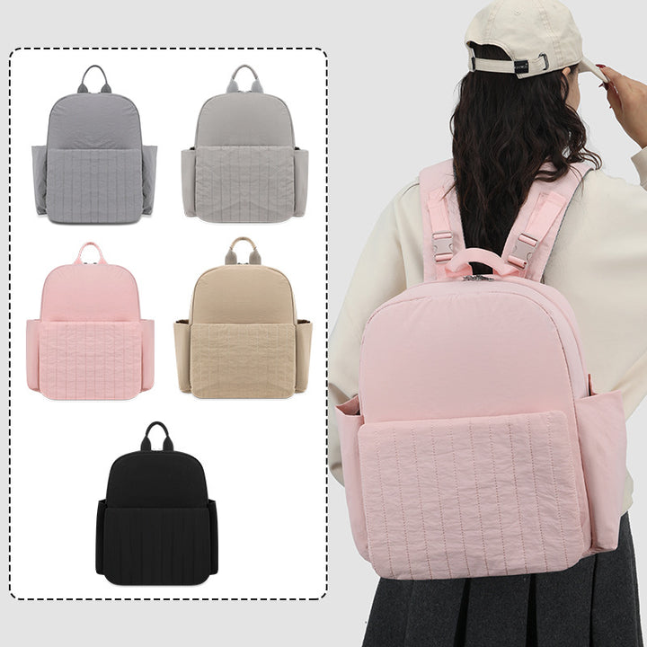 Minimalist Gep quilteter Rucksack Karnz