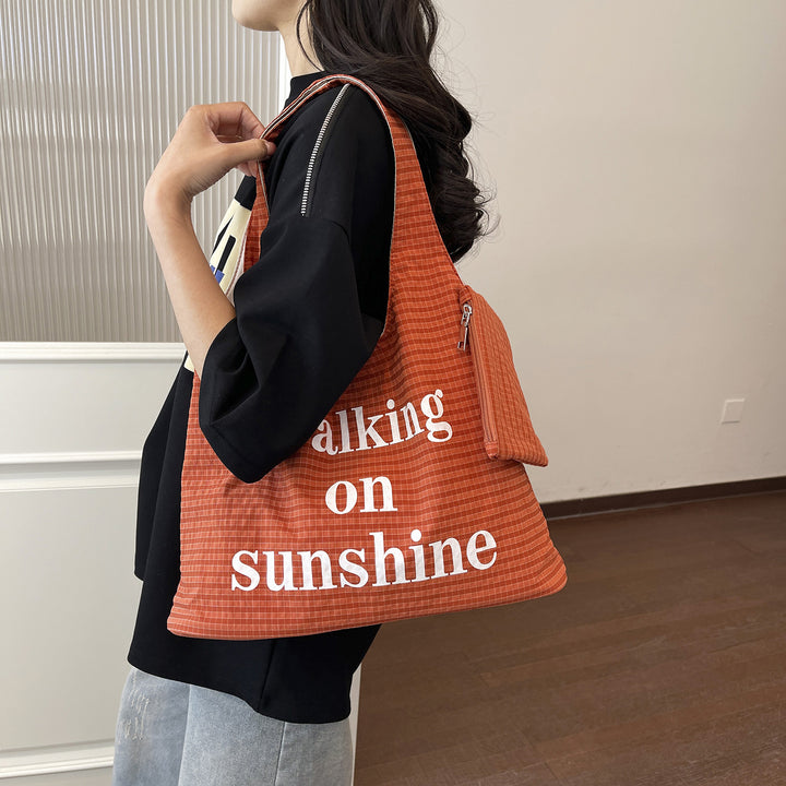 Große Kapazität Leichte Schultertasche