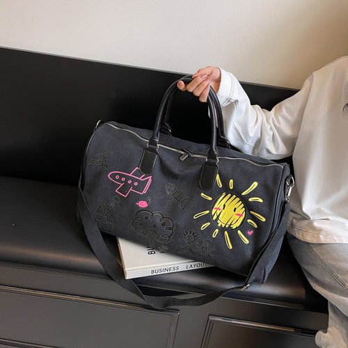 Kreative bedruckte Wochenend-Duffle-Tasche