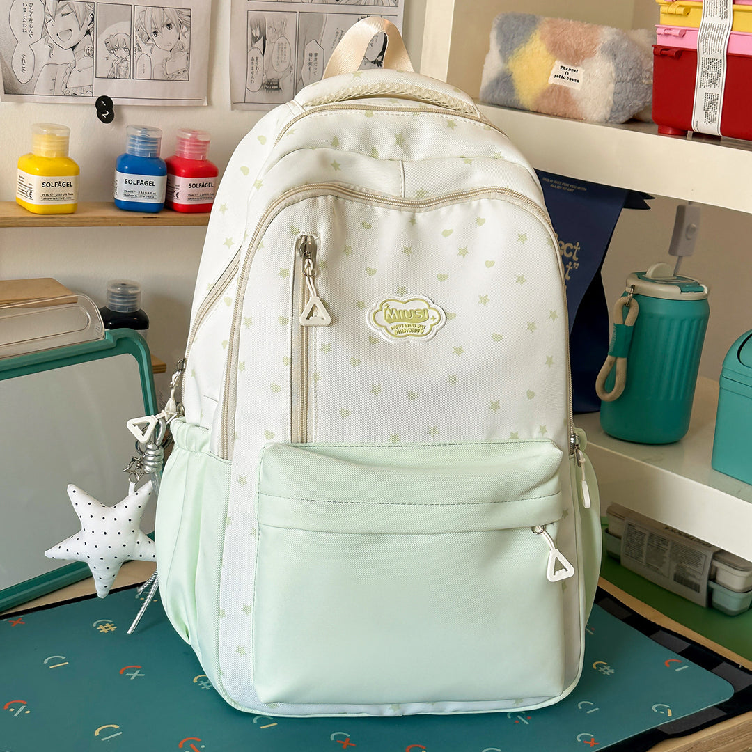 Sternenprint lässiger Rucksack Karnz