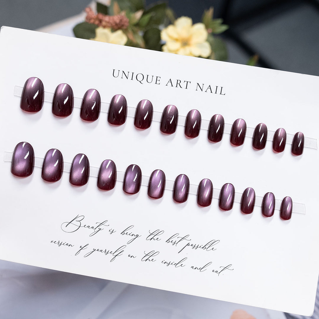 Wunderschönes langes Stiletto Press-On-Nagelset