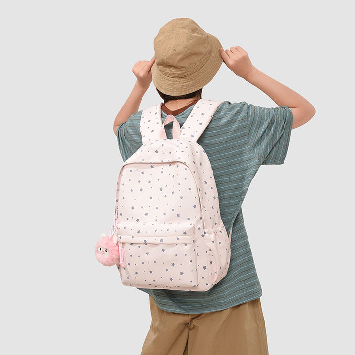 Stilvoller gepunkteter lässiger Rucksack Karnz