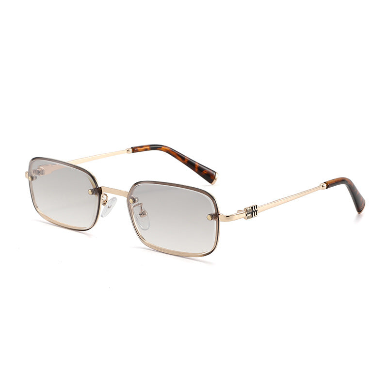Damen Sonnenbrille mit elegantem, rechteckigem Rahmen und polarisierenden Gläsern Karnz