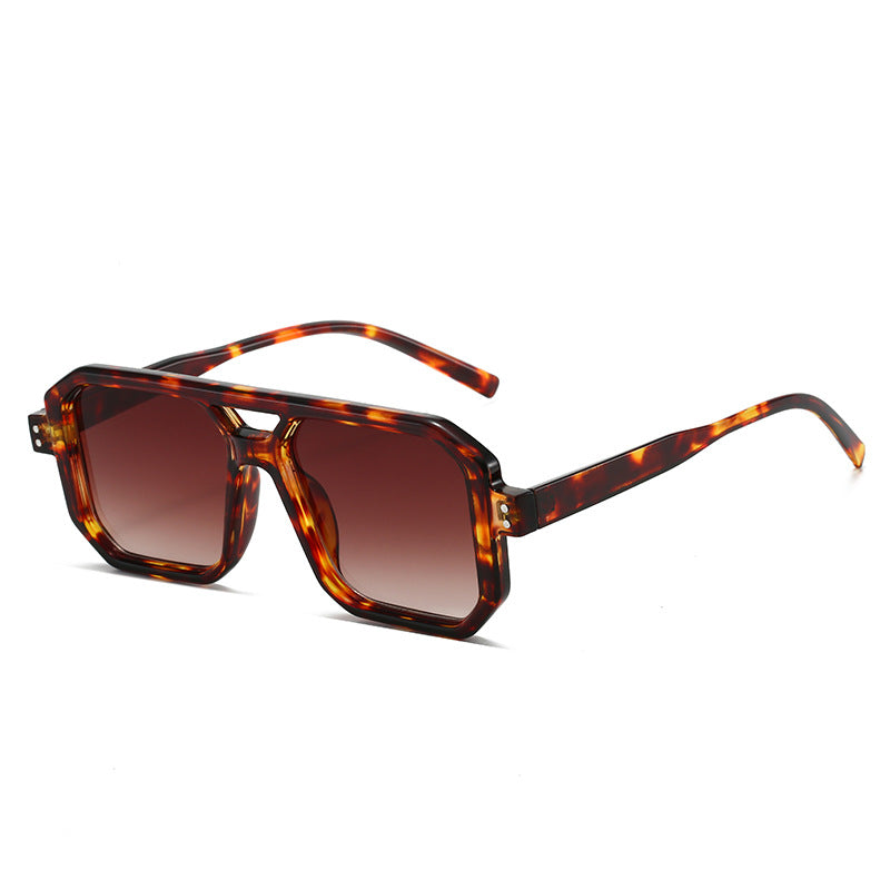 Damen modische Sonnenbrille im modernen achtkantigen Design Karnz