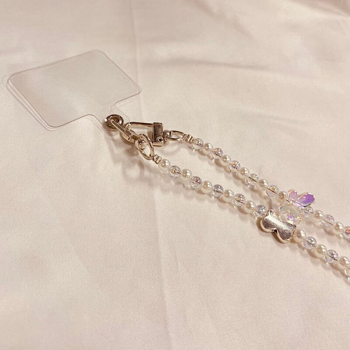Eleganter Perlen Charm Brillenhalter Karnz