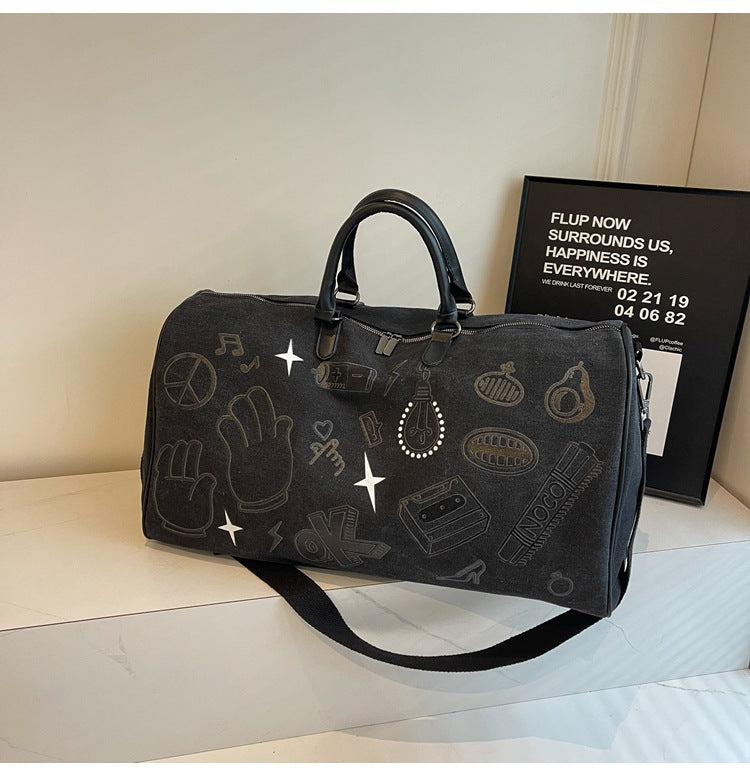 Fun gemusterte Wochenend-Duffle-Tasche Karnz