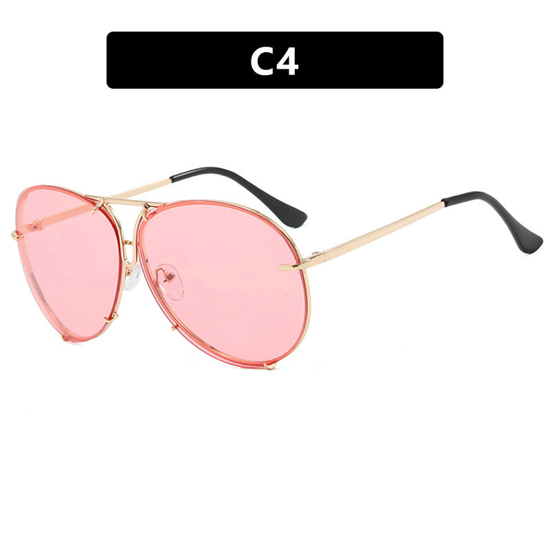 Damen Flug-Sonnenbrille mit stylischem Metallrahmen und UV-Schutz Karnz