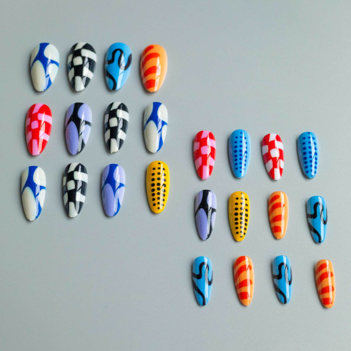 Kreatives Geometrisches Nagelkunstset