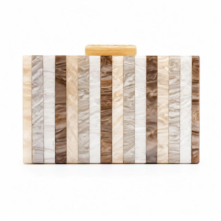 Artisan-inspirierte Acryl-Clutch