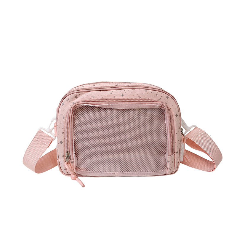Stylische transparente Umhängetasche