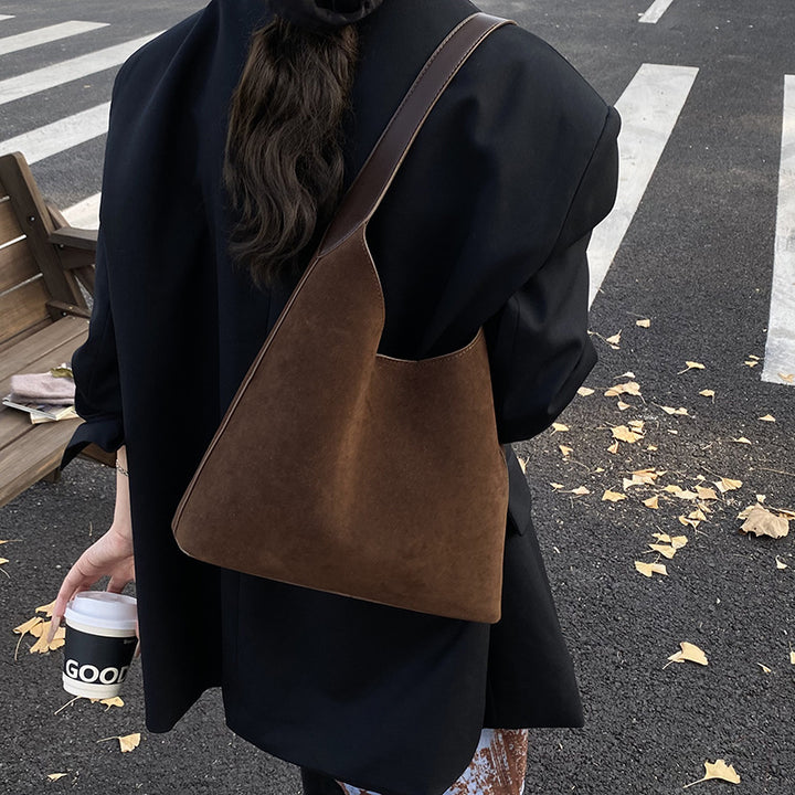 Suede Hobo Handtasche Karnz