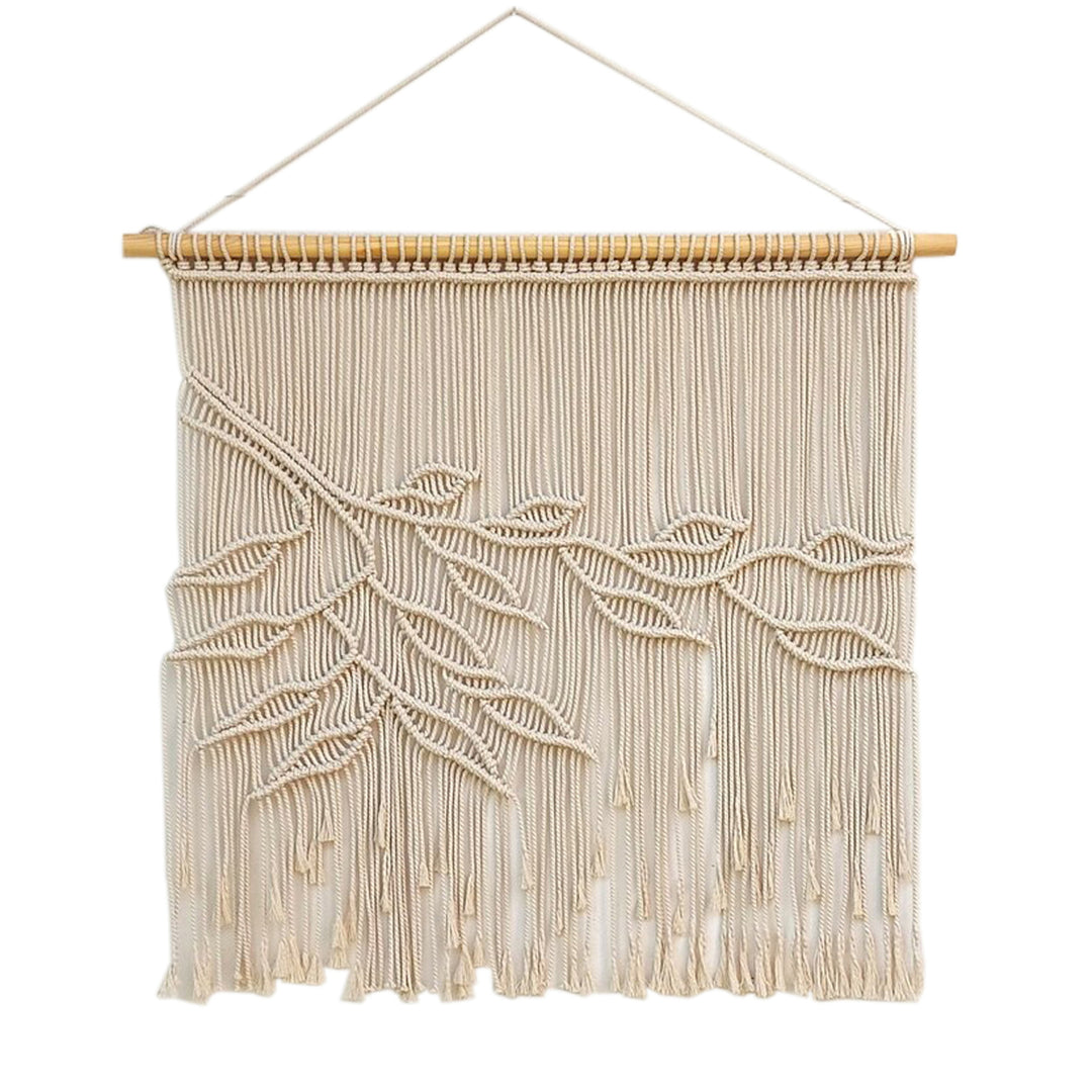Woven Macrame Wandkunst Dekor Karnz